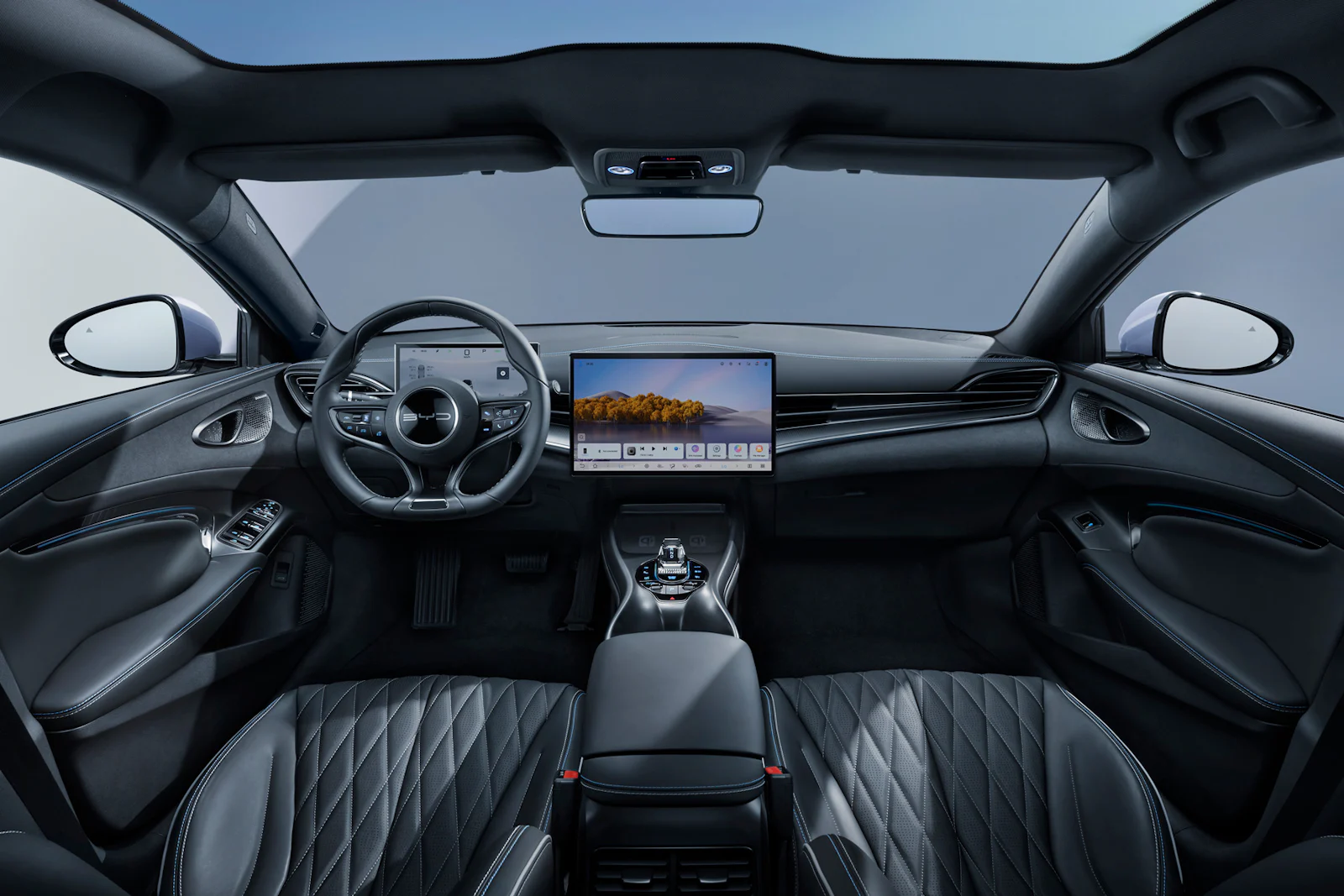 BYD SEAL 2026 foto interior negro