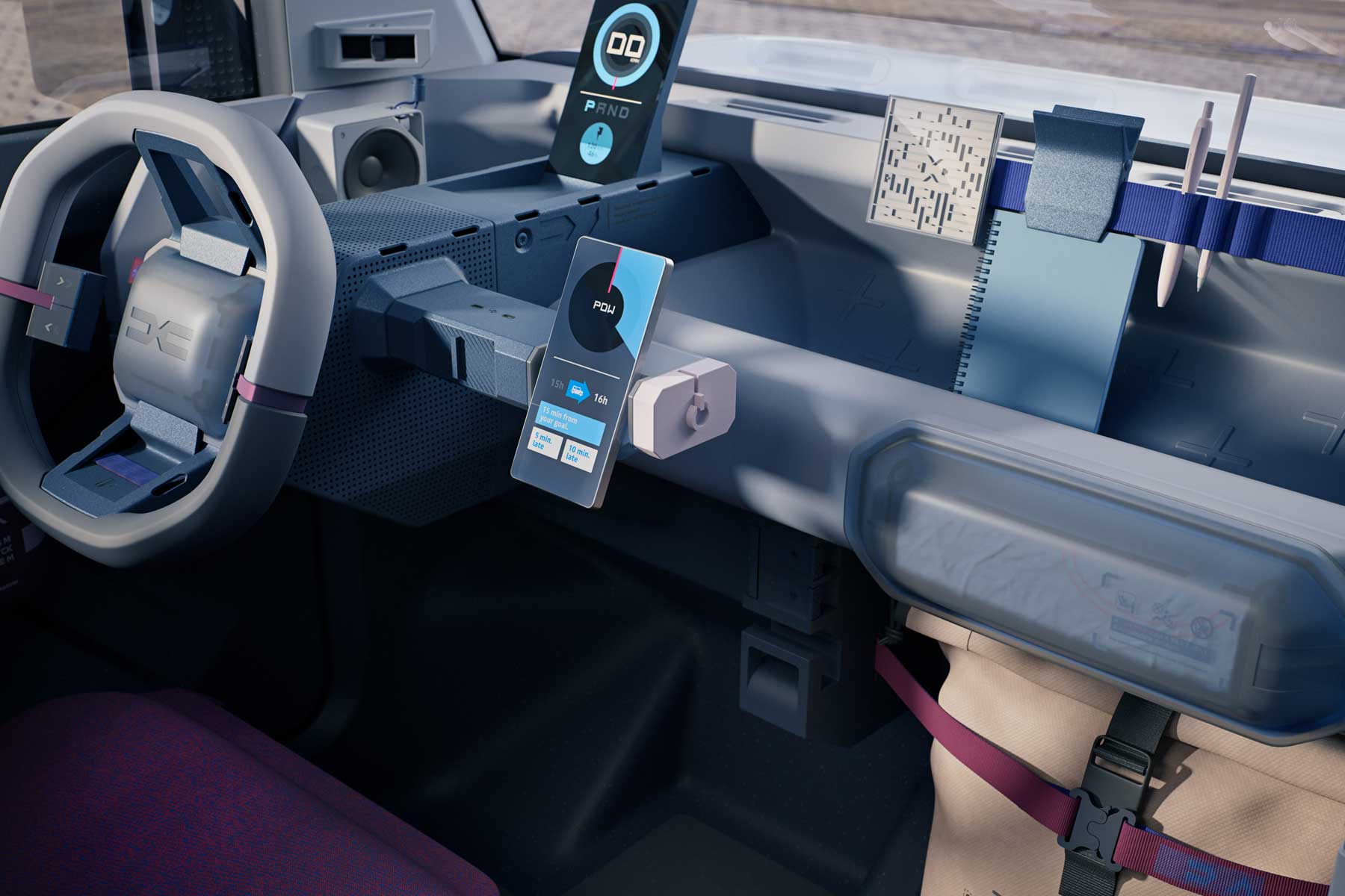 Dacia Hipster concept foto interior multimedia