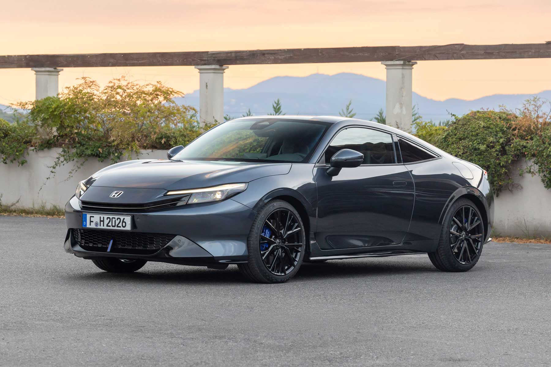 Honda Prelude foto exterior gris