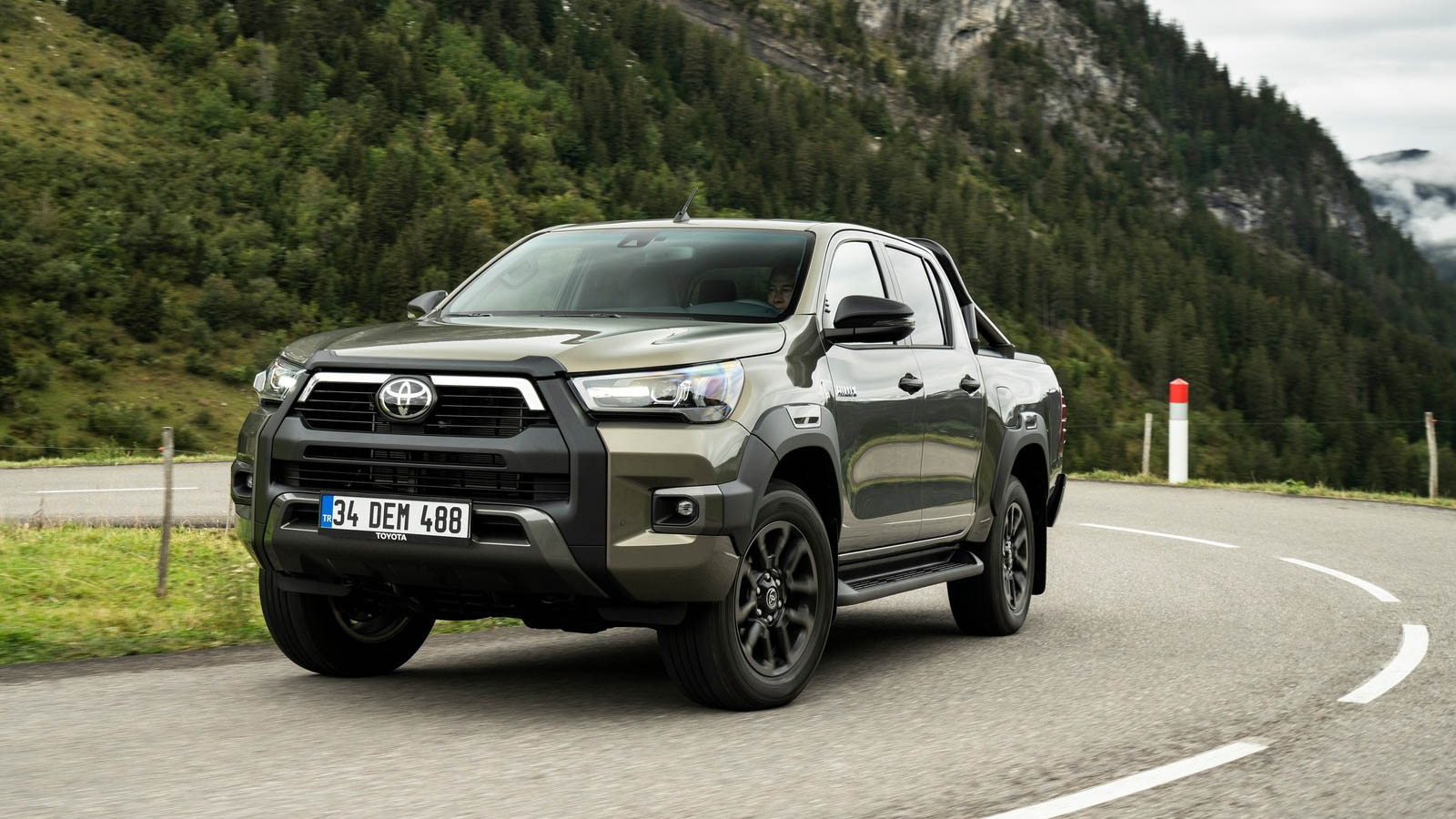 Vista conducción Toyota Hilux