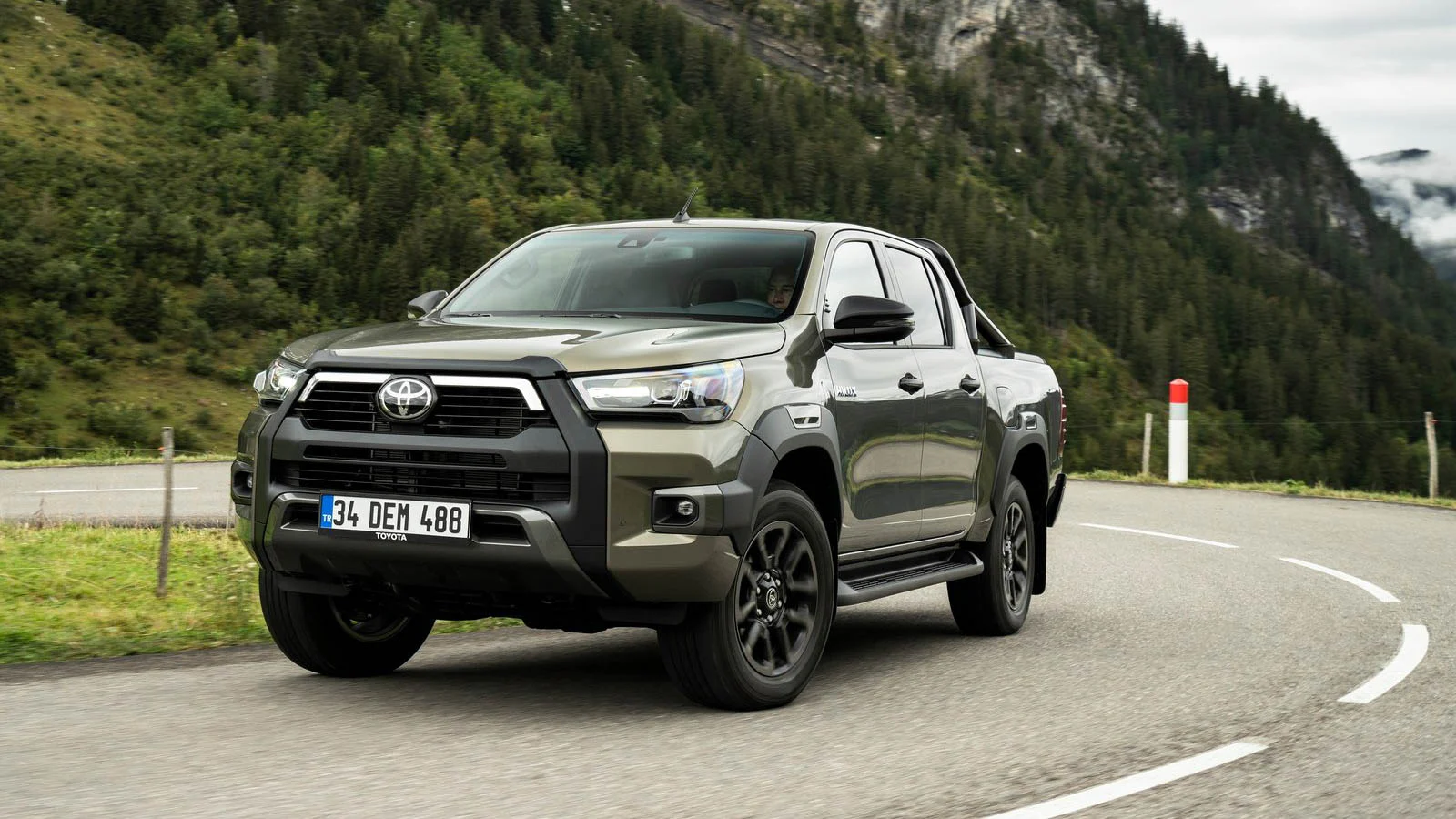 Vista conducción Toyota Hilux