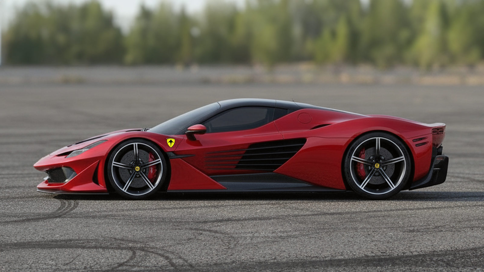 Prototipo del Furia Rossa V12 en estudio