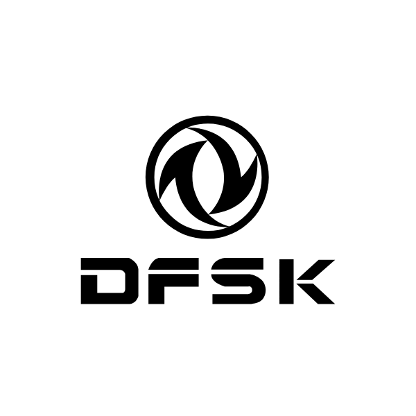 Logo de DFSK: las letras DF en un círculo sobre la palabra DFSK