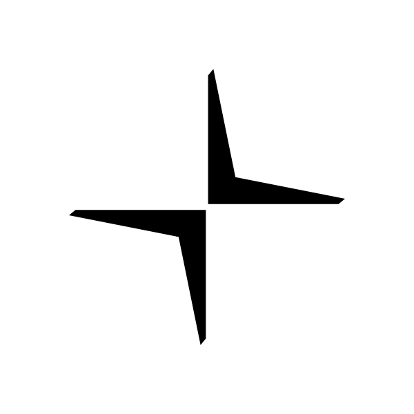 Logo de Polestar: una estrella de cuatro puntas