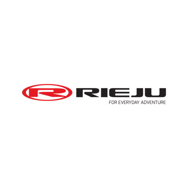 Logo de Rieju: una R dentro de un óvalo rojo