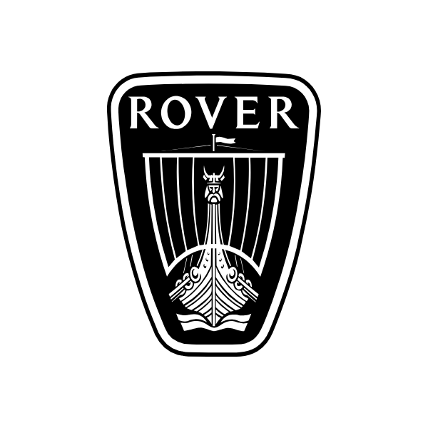 Logo de Rover: un barco vikingo en un escudo