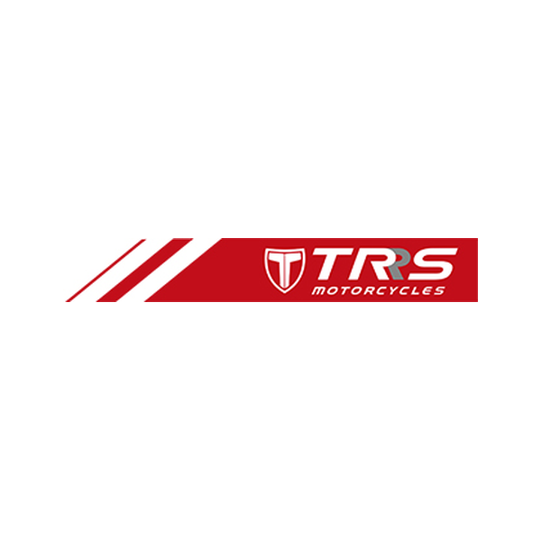 Logo de TRS: las letras TRS en rojo