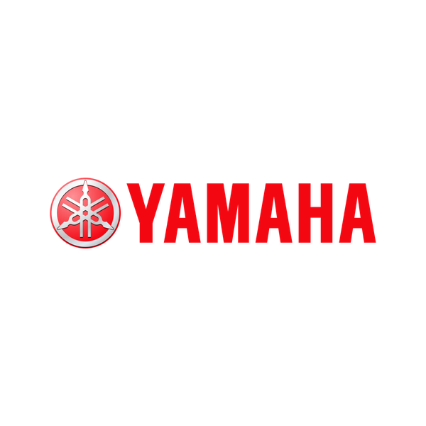Logo de Yamaha: tres diapasones cruzados dentro de un círculo