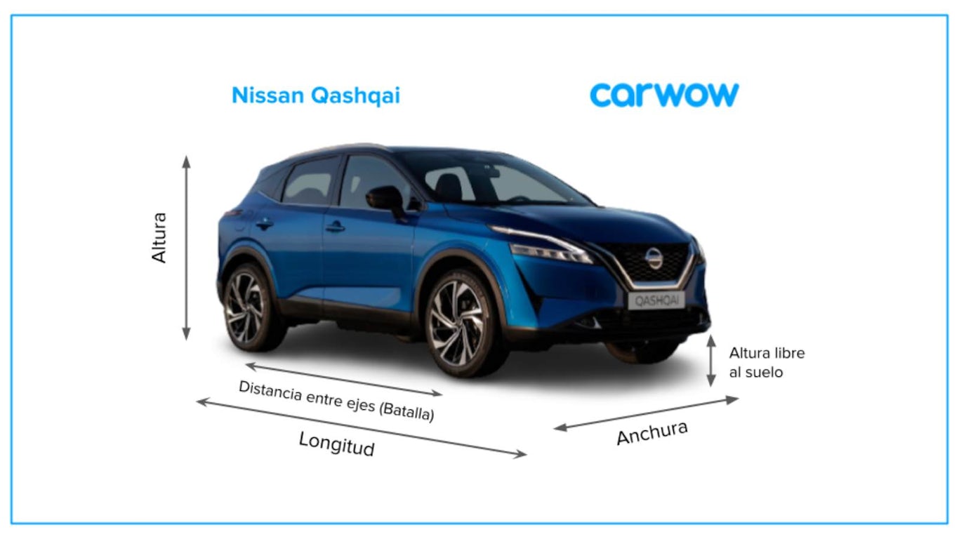 Medidas y maletero del Nissan Qashqai carwow